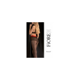Firelight Collants 20 DEN - Noir et rouge